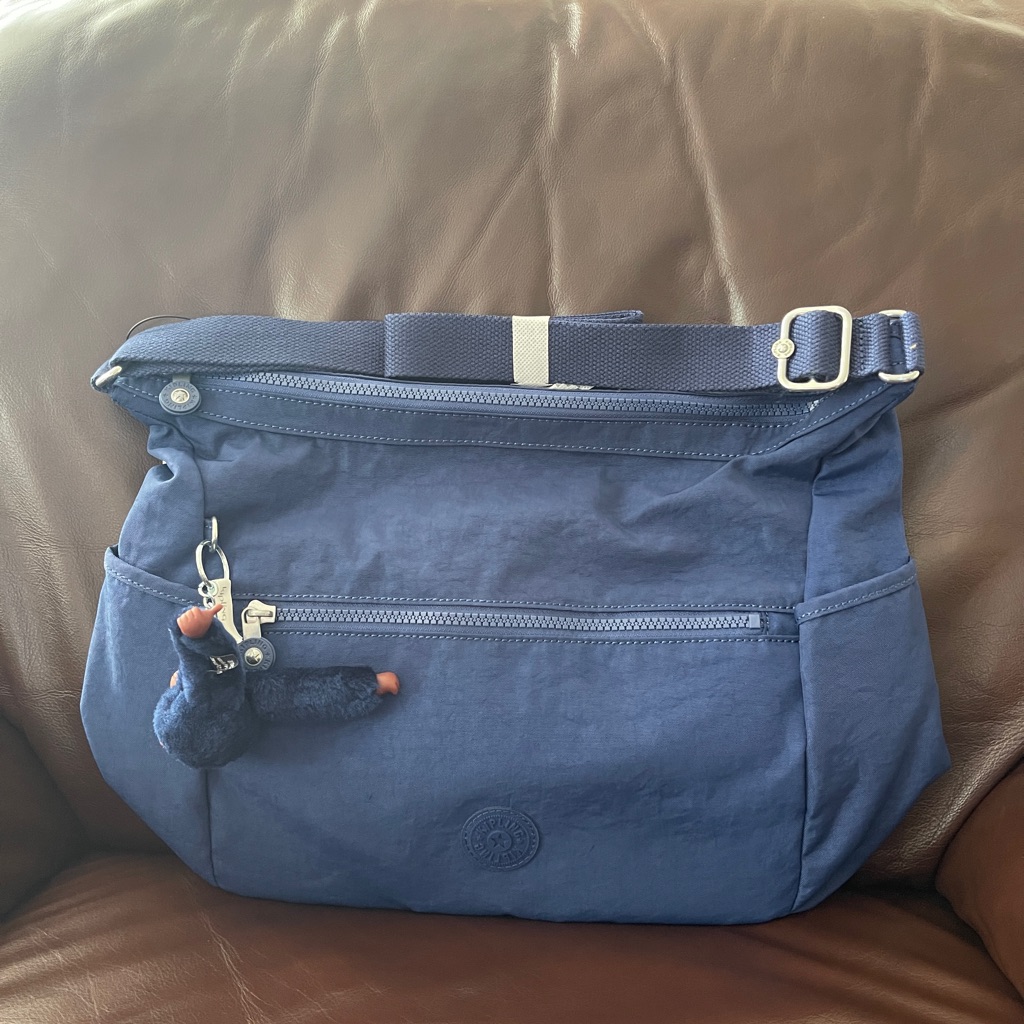 Kipling Alenya Crossbody Bag Ink Blue Tonal 119 Brand New